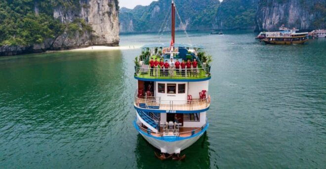 From Ninh Binh : 2-Days Sunlight Boutique Lan Ha Bay Cruise - Day 1 Activities