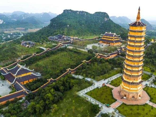 From Ninh Binh: Bai Dinh, Trang An, Mua Cave Full-Day Tour - Bai Dinh Pagoda
