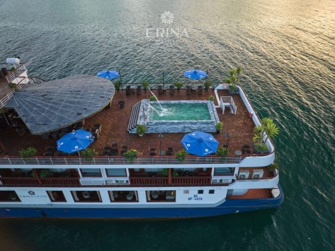 From Ninh Binh: Luxury Erina Lan Ha Bay Cruise 2-3 Days Trip - Itinerary: Day 1