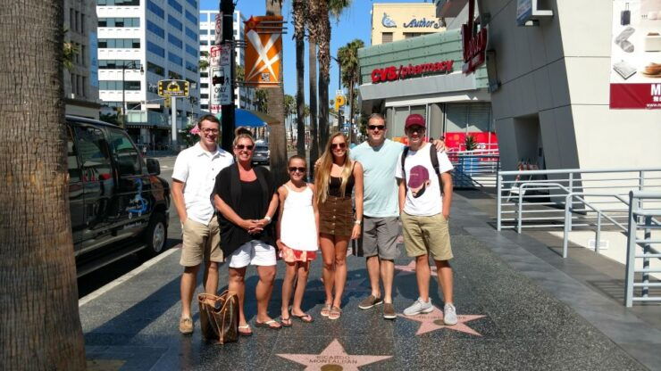 From Orange County: Hollywood and Beverly Hills Van Tour - Hollywood Sign and Walk of Fame
