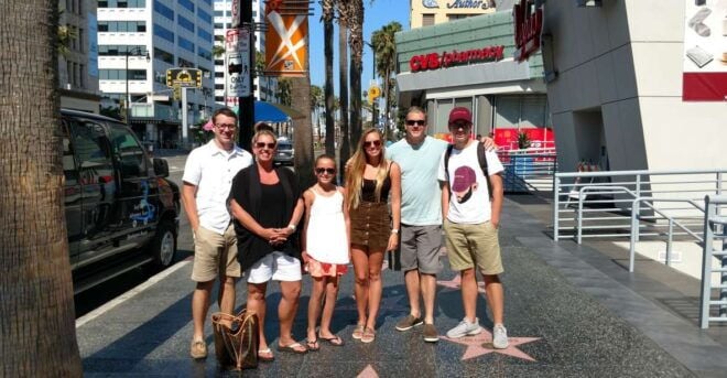 From Orange County: Hollywood and Beverly Hills Van Tour - Sunset Strip and Famous Establishments