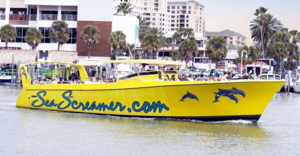 From Orlando: Clearwater Beach Speedboat Tour With Lunch - Transportation