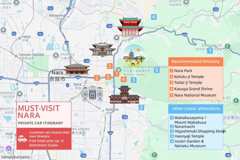 From Osaka: Nara Private Customizable Day Tour - Good To Know