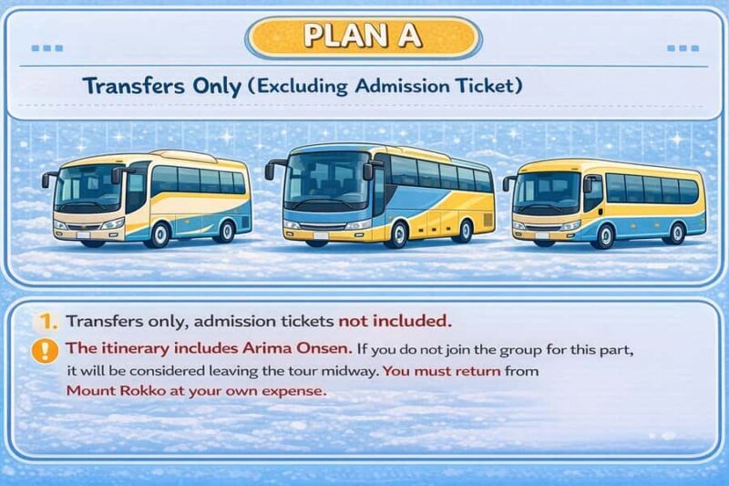 From Osaka: Rokko Mountain Snow Park & Arima Hot Springs - Exploring Rokko Mountain Snow Park