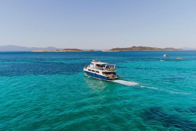 From Ouranoupolis: Two Islands Cruise With Lunch on Board - Itinerary
