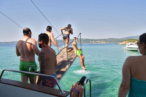 From Ouranoupolis: Two Islands Cruise With Lunch on Board - The Sum Up