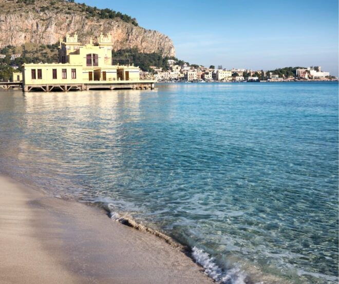 From Palermo: Mondello & Capo Gallo Reserve Shuttle Van/Bus - Exploring Mondello Beach