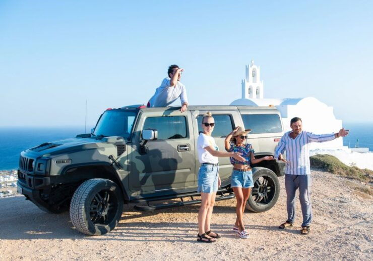 From Perissa: Private Santorini Safari Tour With Meal & Wine - Booking and Cancellation Policy