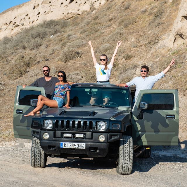 From Perissa: Private Santorini Safari Tour With Meal & Wine - Experience Highlights