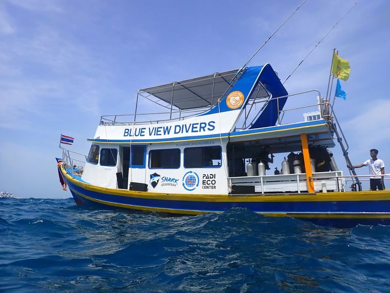 From Phi Phi: Discover Scuba Diving (2 Dives) - Getting to Blue View Divers and being ready