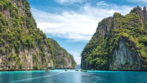 From Phi Phi: Full Day Snorkeling Trip by Longtail Boat - Pi Leh Lagoon and Maya Bay