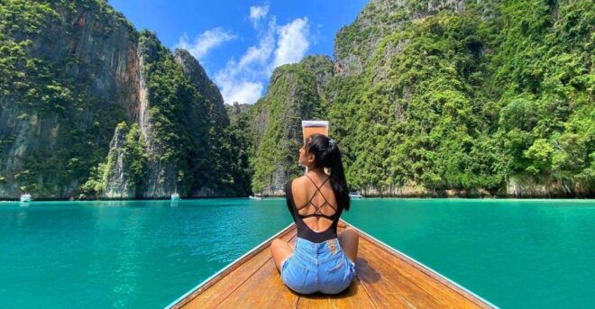 From Phi Phi: Full-Day Sunset Long Tail Boat Tour - Full Tour Description