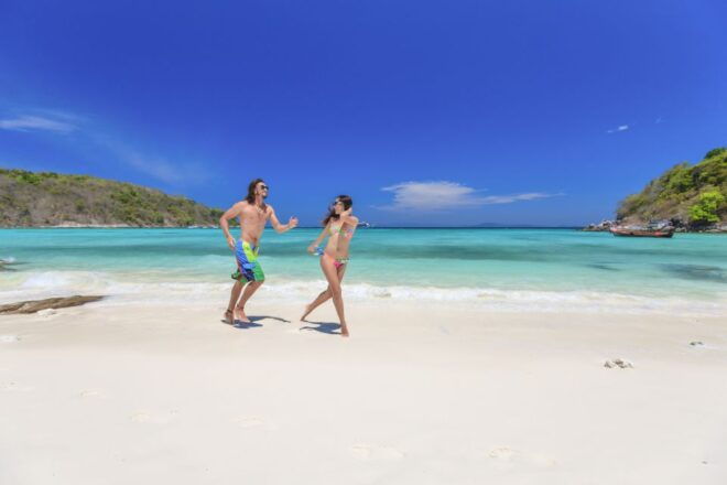 From Phuket: Coral Island Kahung Beach Speedboat Trip - Duration and Live Tour Guide