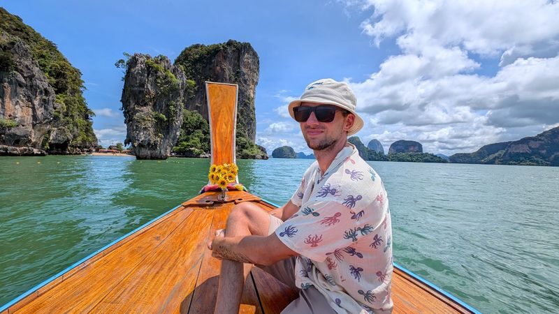 From Phuket/Khao Lak/Krabi: Private Day Trip James Bond & Koh Panyi - Samet Nangshe’s broad bay view