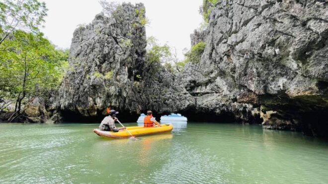 From Phuket: Phang Nga Bay and Canoeing Tour by Big Boat - Boat Trip Itinerary