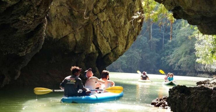From Phuket: Phangnga Bay Boat & Kayak Tour With Transfer - Tour Duration and Guide Availability
