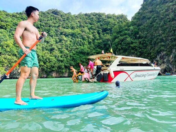 From Phuket: Phi Phi and Khai Islands Speedboat Tour - Snorkeling and Sightseeing at Maya Bay