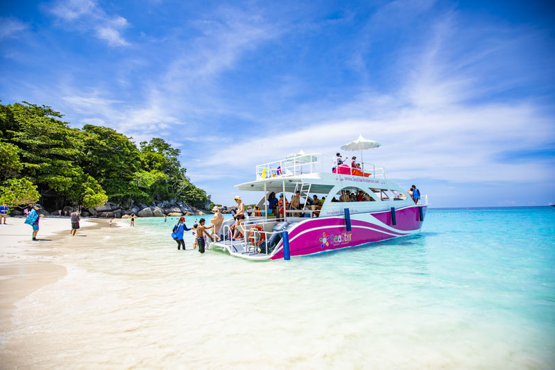 From Phuket: Similan Islands Luxury Trip by Speed Catamaran - Miang Island: beach time, lunch and a walk