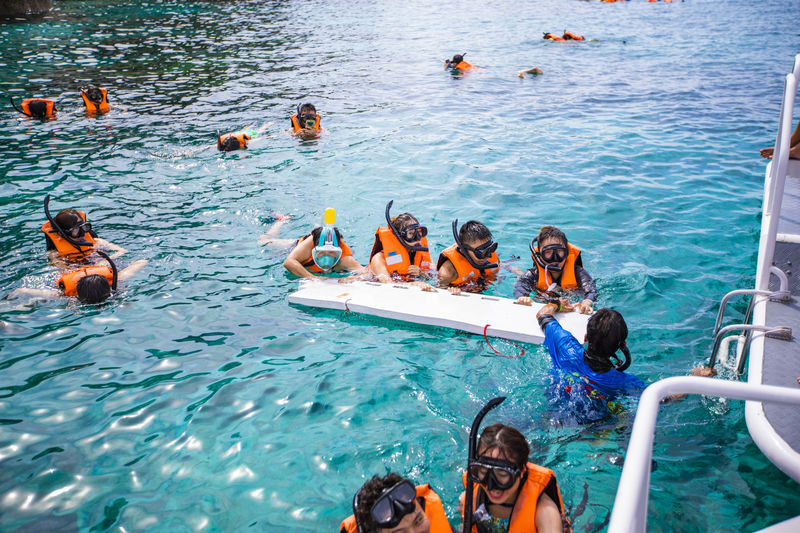 From Phuket: Similan Islands Luxury Trip by Speed Catamaran - Ko Bangu: reef time and marine life