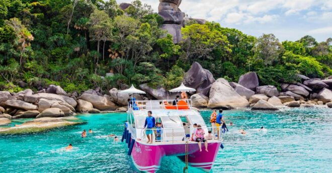 From Phuket: Similan Islands Luxury Trip by Speed Catamaran - Island Exploration and Hiking