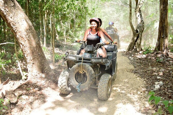 From Playa Del Carmen Experience ATV (Shared) Zipline & Cenote- Includes Lunch - Positive Customer Experiences
