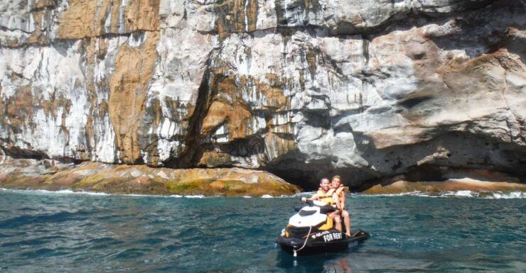 From Playa Del Inglés: Guided Jet Ski Tour & Hotel Transfers - Experience