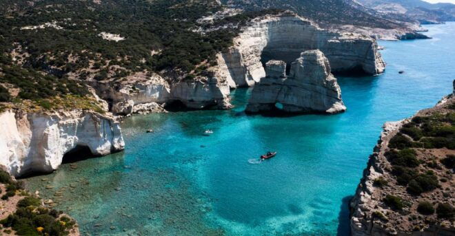From Pollonia: Private Boat Tour to Kleftiko and Sykia Cave - Full Description of the Tour