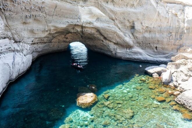 From Pollonia: Private Boat Tour to Kleftiko and Sykia Cave - Inclusions