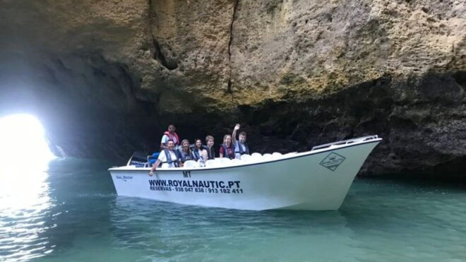 From Portimão: 1.5-hour Benagil Caves Sunset Boat Tour - Coastal Exploration and Cave Visits