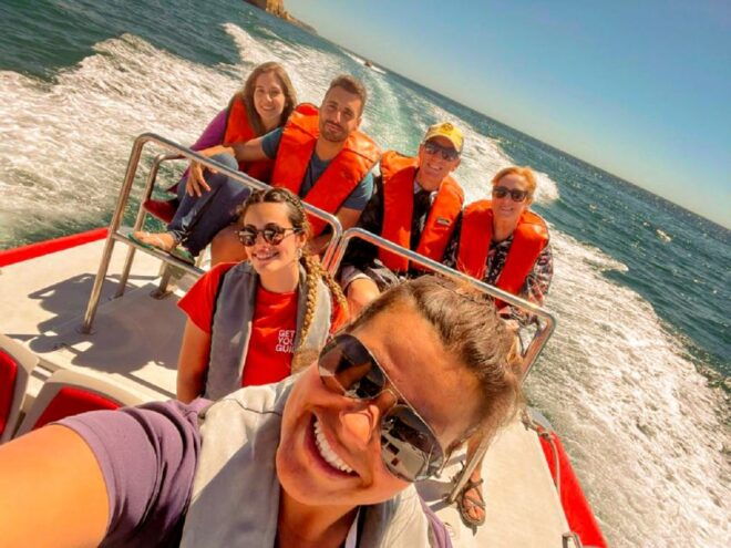 From Portimão: Benagil Sea Caves Boat Tour at Sunrise - Full Description