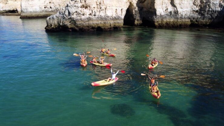 From Portimão: João De Arens Kayak and Speedboat Tour - Tour Details