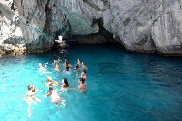 From Positano: Sorrento Coast & Capri Full-Day Trip by Boat - Roman Villa Near Bagni Della Regina Giovanna