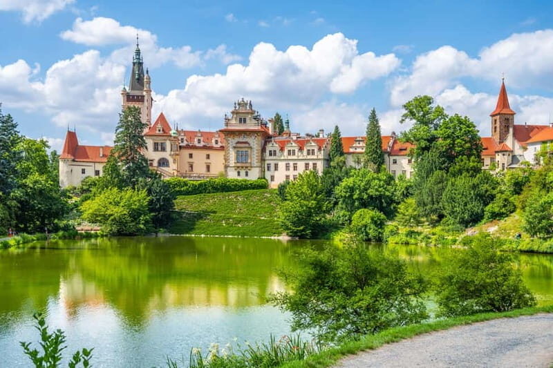 From Prague: Horseshoe Bend & Castle Gardens Private Tour - Breaking Down the Itinerary
