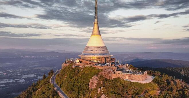 From Prague: Private Tour to Liberec and Ještěd Tower - Ješted Experience