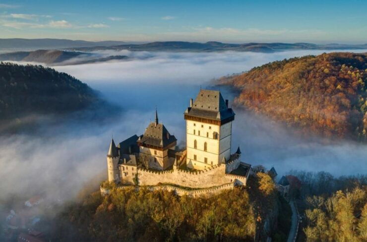 From Prague: Small Group Koneprusy Caves & Karlstejn Castle - Highlights