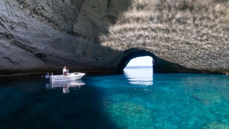 From Provatas Milos: Private Boat to Kleftiko with Guide - Exploring the Milos Private Boat to Kleftiko: A Detailed Review