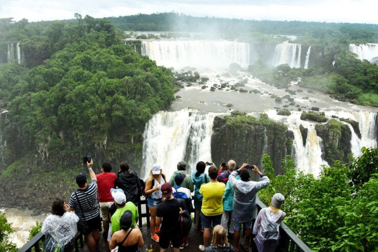 From Puerto Iguazu: Half-Day Brazilian Falls Excursion - Duration and Language Options