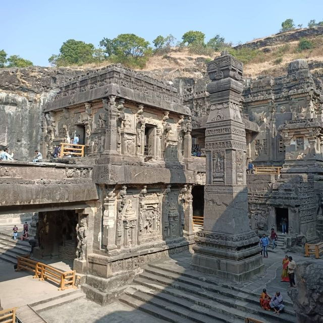 From Pune: Ajanta, Ellora Caves and Aurangabad Guided Tour - Day 1 Itinerary