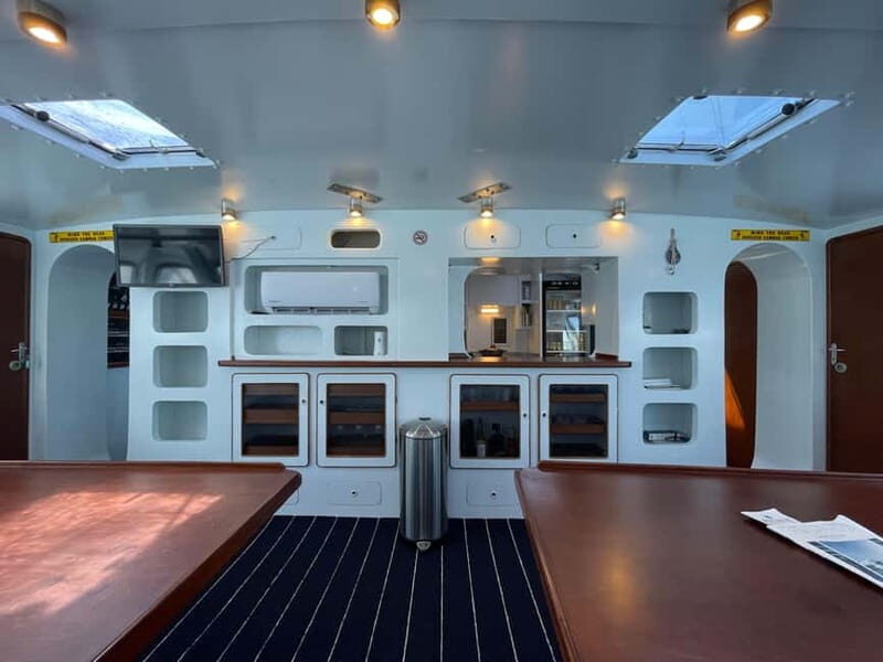 From Rhodes: Half-Day Catamaran Cruise with Swim Stops - FAQ