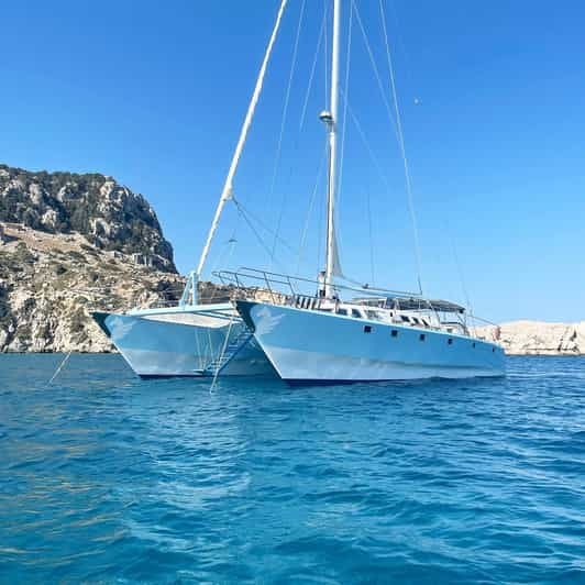 From Rhodes: Half-Day Catamaran Cruise With Swim Stops - Amenities and Comfort