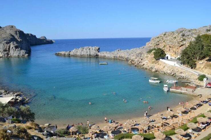 From Rhodes: Lindos and 7 Springs Valley Bus Tour - Experience Highlights
