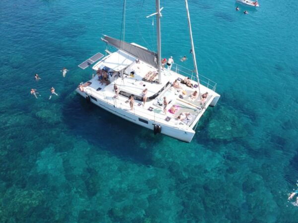 From Rhodes: Private Catamaran Cruise All Inclusive - The Sum Up