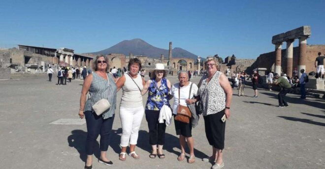 From Rome: Pompeii Ruins and Mt. Vesuvius W/ Lunch & Wine - Tasting Menu
