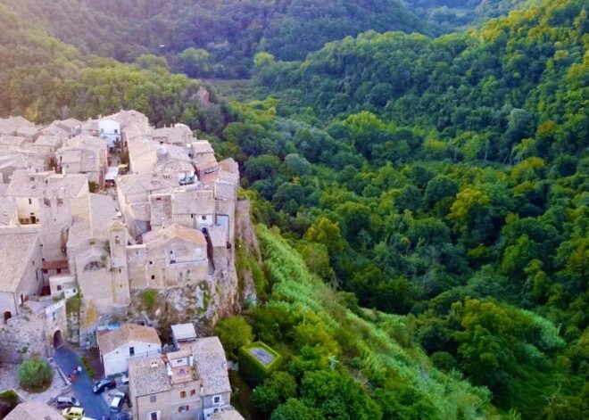 From Rome: Private Tour of Calcata & Bomarzo Thermal Baths - Description
