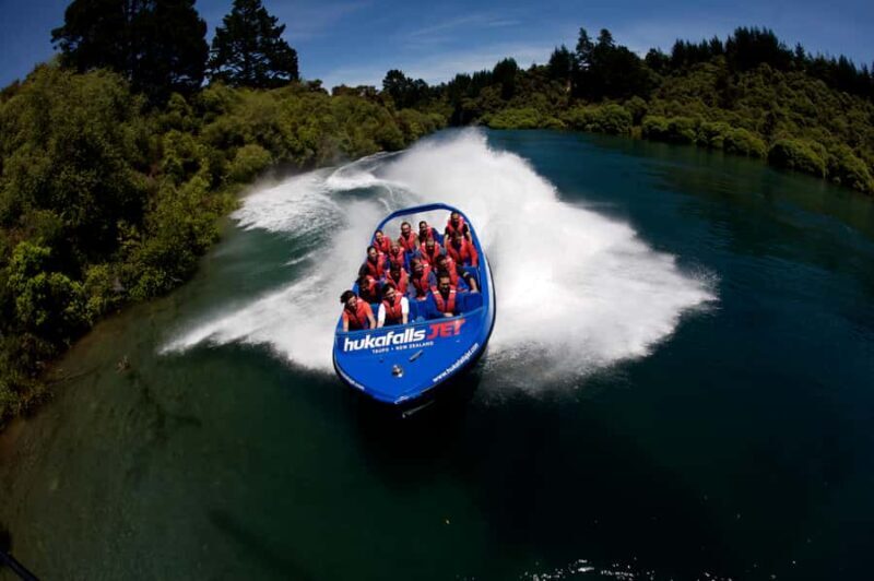 From Rotorua - WAI-O-TAPU - WAIKITE Pool & HUKA FALLS Cruise - Waikato River Cruise & Huka Falls