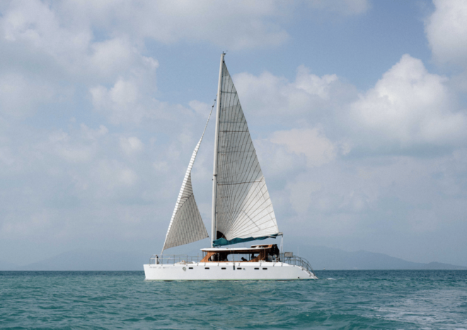 From Samui: Koh Som Sunset Trip by Luxury Catamaran - Included Amenities