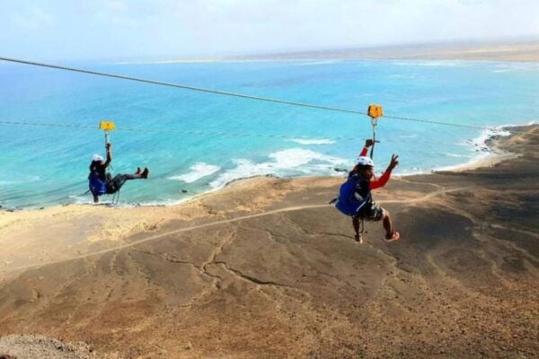 From Santa Maria: Sal Island Ziplining With Drinks - The Sum Up