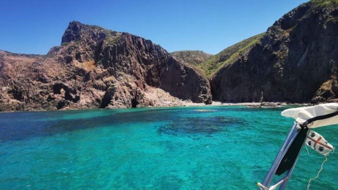 From SantAntioco: Beaches and Coves Mini Dinghy Cruise - Included Amenities