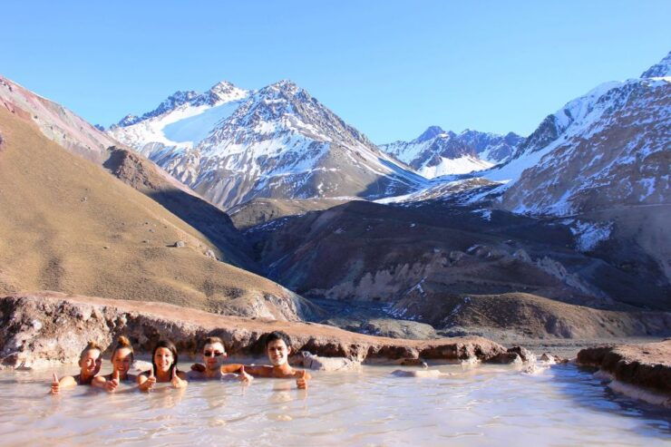 From Santiago: Maipo Canyon Volcano and Hot Spring Tour - Experience Highlights