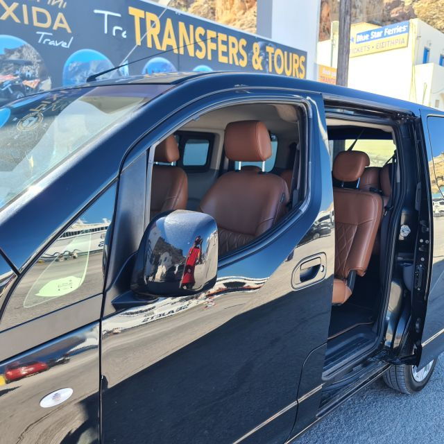 From Santorini Airport: 1-Way Private Transfer to Santorini - Booking Details for Santorini Transfer